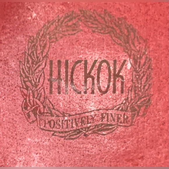 VINTAGE HICKOK WALL MOUNT WOOD BRASS TIE RACK - Picture 4 of 7